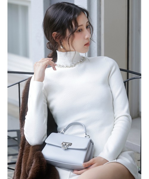 WEB限定】スカラップポイントバッグ（ハンドバッグ）｜SNIDEL