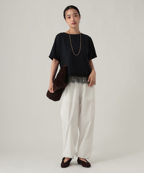 Elura(エルーラ)の「カジュアルバルーンパンツ/1074868(その他パンツ・レディース・オフホワイト/ブラック/カーキ・FREE)」の4枚目の写真