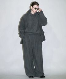 my beautiful landlet（マイビューティフルランドレット）の「【my beautiful landlet】 CORDUROY SIDE BELT WIDE PANTS（その他パンツ）」