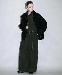 my beautiful landlet（マイビューティフルランドレット）の「【my beautiful landlet】 CORDUROY SIDE BELT WIDE PANTS（その他パンツ）」