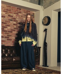 ADAM PATEK（アダムパテック）の「ADAMPATEK/woolblend still tuck wide pt/ワイドパンツ/AP2628003（スラックス）」