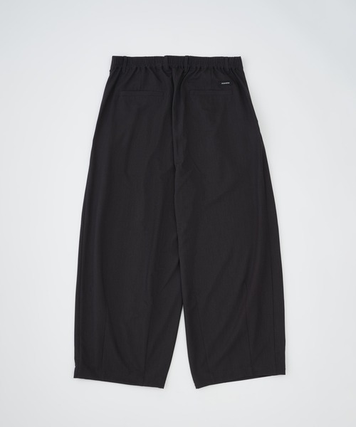 ADAM PATEK(アダムパテック)の「ADAMPATEK/woolblend still tuck wide pt/ワイドパンツ/AP2628003(スラックス・レディース・ブラック/ダークグレー・1/2)」の5枚目の写真