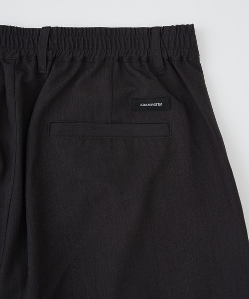ADAM PATEK(アダムパテック)の「ADAMPATEK/woolblend still tuck wide pt/ワイドパンツ/AP2628003(スラックス・レディース・ブラック/ダークグレー・1/2)」の12枚目の写真