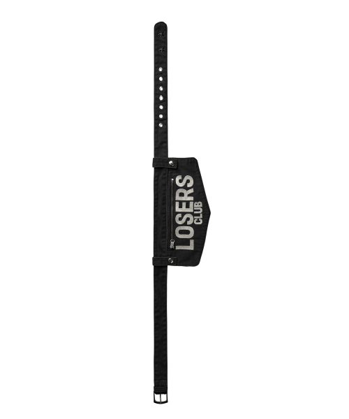 LOSERS CLUB(ルーザーズクラブ)の「LSC クロス ボタン ベルト バッグ ワイド コットン パンツ ブラック(その他パンツ・レディース・その他・SMALL/MEDIUM/LARGE/X-LARGE)」の4枚目の写真