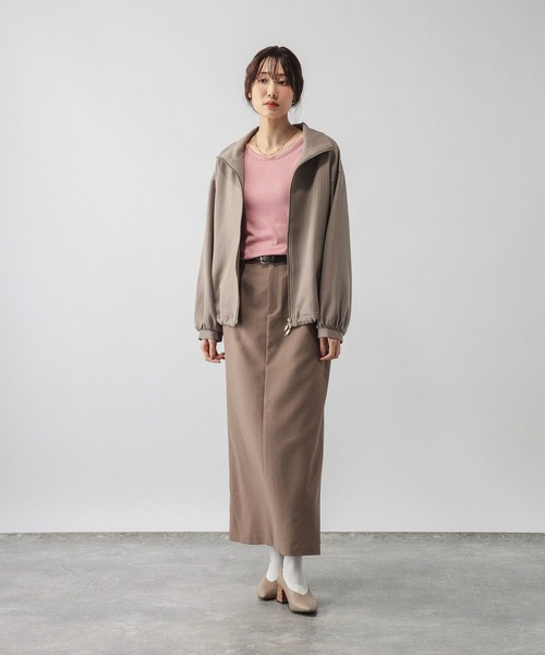 GLOBAL WORK(グローバルワーク)の「ウールテンセルクルーネックプルオーバー/797336(Tシャツ/カットソー・レディース・オフホワイト/カーキ/ブラック/ピンク系その他・MEDIUM/LARGE)」の17枚目の写真