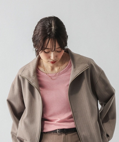 GLOBAL WORK(グローバルワーク)の「ウールテンセルクルーネックプルオーバー/797336(Tシャツ/カットソー・レディース・オフホワイト/カーキ/ブラック/ピンク系その他・MEDIUM/LARGE)」の18枚目の写真