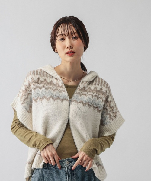 GLOBAL WORK(グローバルワーク)の「ウールテンセルクルーネックプルオーバー/797336(Tシャツ/カットソー・レディース・オフホワイト/カーキ/ブラック/ピンク系その他・MEDIUM/LARGE)」の15枚目の写真