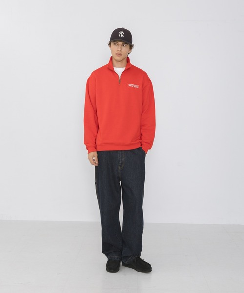 Russell Athletic（ラッセルアスレティック）の「『別注』Russell Athletic×Sonny Label　ハーフジップスウェットプルオーバー（スウェット・メンズ・レッド/グレー/チャコールグレー/ブラウン・MEDIUM/LARGE）」の10枚目の写真