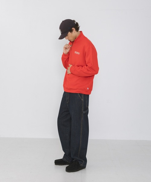 Russell Athletic（ラッセルアスレティック）の「『別注』Russell Athletic×Sonny Label　ハーフジップスウェットプルオーバー（スウェット・メンズ・レッド/グレー/チャコールグレー/ブラウン・MEDIUM/LARGE）」の11枚目の写真
