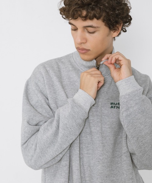 Russell Athletic（ラッセルアスレティック）の「『別注』Russell Athletic×Sonny Label　ハーフジップスウェットプルオーバー（スウェット・メンズ・レッド/グレー/チャコールグレー/ブラウン・MEDIUM/LARGE）」の15枚目の写真