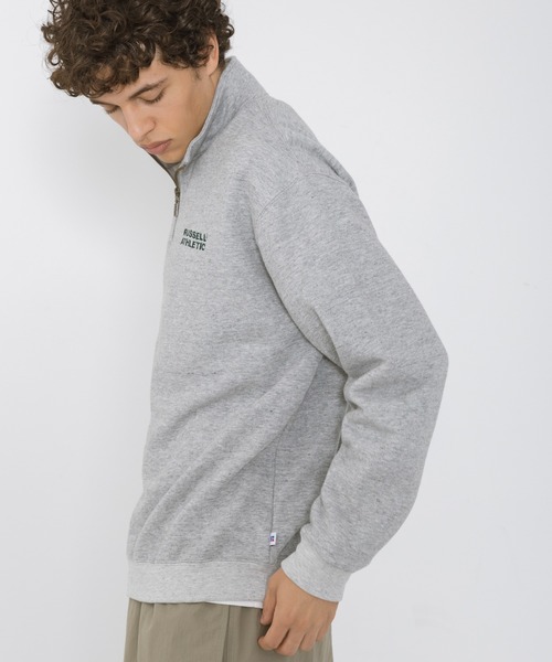 Russell Athletic（ラッセルアスレティック）の「『別注』Russell Athletic×Sonny Label　ハーフジップスウェットプルオーバー（スウェット・メンズ・レッド/グレー/チャコールグレー/ブラウン・MEDIUM/LARGE）」の16枚目の写真