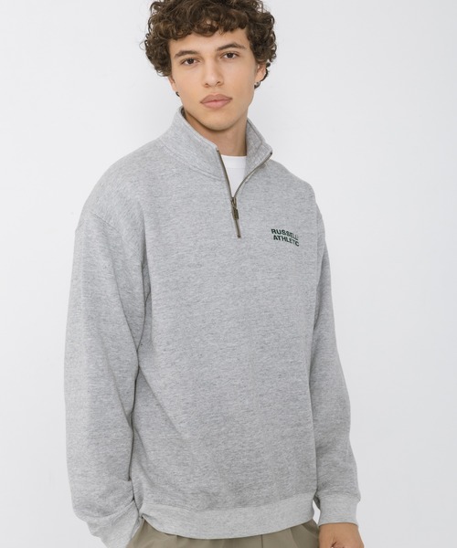 Russell Athletic（ラッセルアスレティック）の「『別注』Russell Athletic×Sonny Label　ハーフジップスウェットプルオーバー（スウェット・メンズ・レッド/グレー/チャコールグレー/ブラウン・MEDIUM/LARGE）」の18枚目の写真