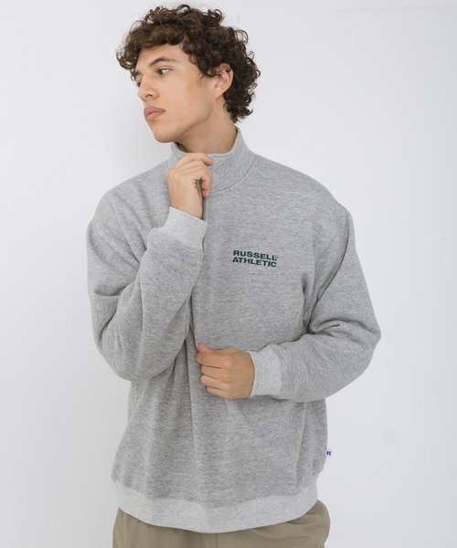 Russell Athletic（ラッセルアスレティック）の「『別注』Russell Athletic×Sonny Label　ハーフジップスウェットプルオーバー（スウェット・メンズ・レッド/グレー/チャコールグレー/ブラウン・MEDIUM/LARGE）」の19枚目の写真