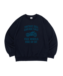OTHERFITS（アザーフィッツ）の「[裏起毛/裏起毛なし] ロード クラシック バイク スウェット (ネイビー)（スウェット）」