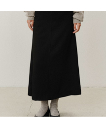 TVF TWILL SEMI A-LINE SKIRT_2COLORS