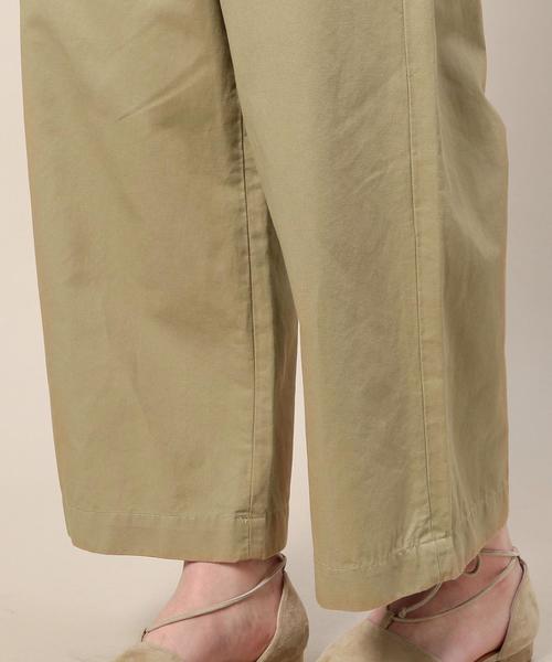 BEAUTY&YOUTH UNITED ARROWS（ビューティーアンドユースユナイテッドアローズ）の「BY チノワイドパンツ（チノパンツ・レディース・ベージュ・SMALL/MEDIUM）」の9枚目の写真
