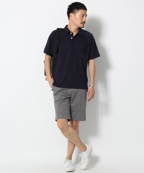 GLOBAL WORK（グローバルワーク）の「【吸水速乾】キリカエＢＩＧポロ/716915（ポロシャツ・メンズ・ブラック/ホワイト/ネイビー・X-LARGE/LARGE/SMALL/MEDIUM）」の11枚目の写真