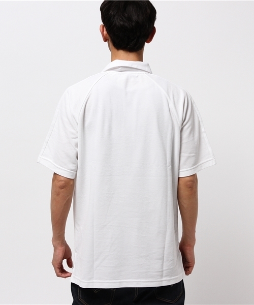 GLOBAL WORK（グローバルワーク）の「【吸水速乾】キリカエＢＩＧポロ/716915（ポロシャツ・メンズ・ブラック/ホワイト/ネイビー・X-LARGE/LARGE/SMALL/MEDIUM）」の5枚目の写真