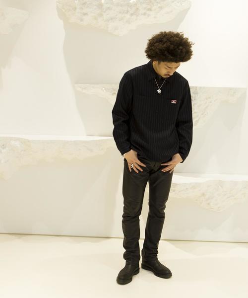 BEN DAVIS（ベンデイビス）の「＜BEN DAVIS × UNITED ARROWS & SONS＞ HALF ZIP SHIRT（シャツ/ブラウス・メンズ・ネイビー・SMALL/MEDIUM/LARGE）」の4枚目の写真