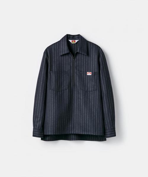 BEN DAVIS（ベンデイビス）の「＜BEN DAVIS × UNITED ARROWS & SONS＞ HALF ZIP SHIRT（シャツ/ブラウス・メンズ・ネイビー・SMALL/MEDIUM/LARGE）」の9枚目の写真