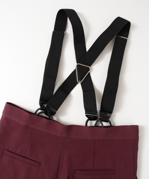 KBF（ケイビーエフ）の「KBF サスペンダーパンツ（その他パンツ・レディース・ネイビー/ベージュ/ボルドー・ONE）」の14枚目の写真