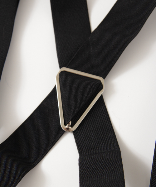 KBF（ケイビーエフ）の「KBF サスペンダーパンツ（その他パンツ・レディース・ネイビー/ベージュ/ボルドー・ONE）」の4枚目の写真