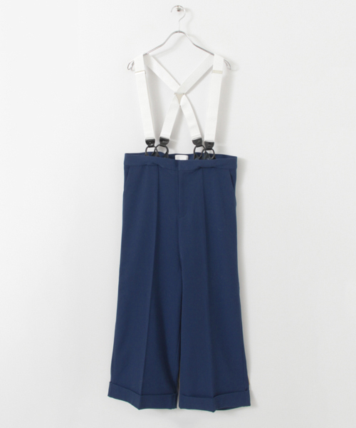 KBF（ケイビーエフ）の「KBF サスペンダーパンツ（その他パンツ・レディース・ネイビー/ベージュ/ボルドー・ONE）」の7枚目の写真