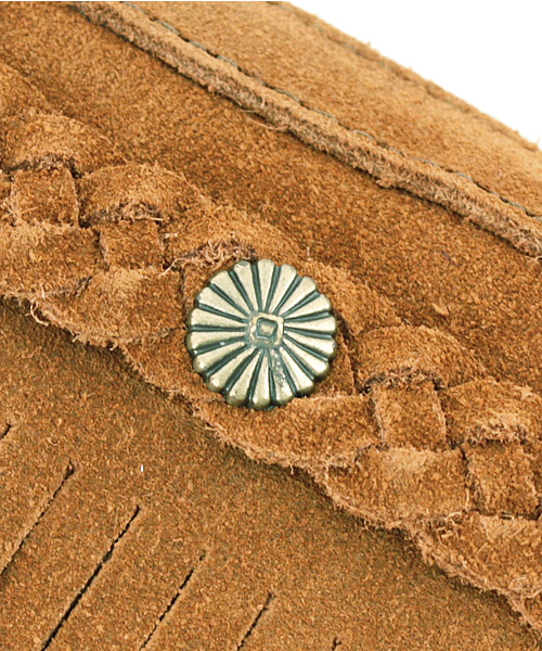 Ray BEAMS（レイビームス）の「MINNETONKA / フリンジ ハンドバック（ショルダーバッグ・レディース・ブラック/ライトブラウン・ONE SIZE）」の9枚目の写真