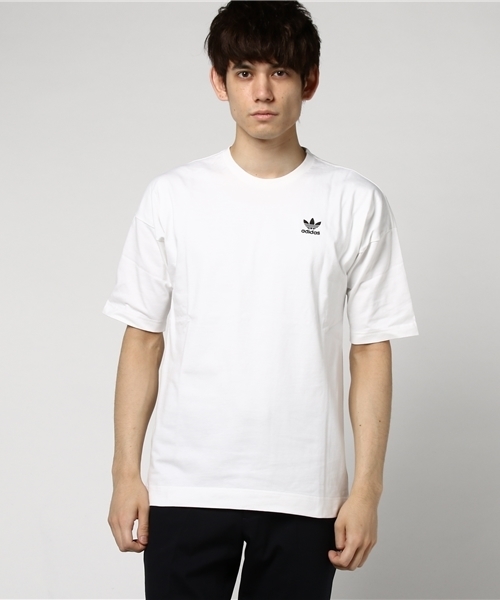 adidas（アディダス）の「オリジナルス Tシャツ[ST TEE]（Tシャツ/カットソー・メンズ・ブラック/ホワイト・XX-LARGE/MEDIUM/LARGE/X-LARGE/X-SMALL/SMALL）」の2枚目の写真