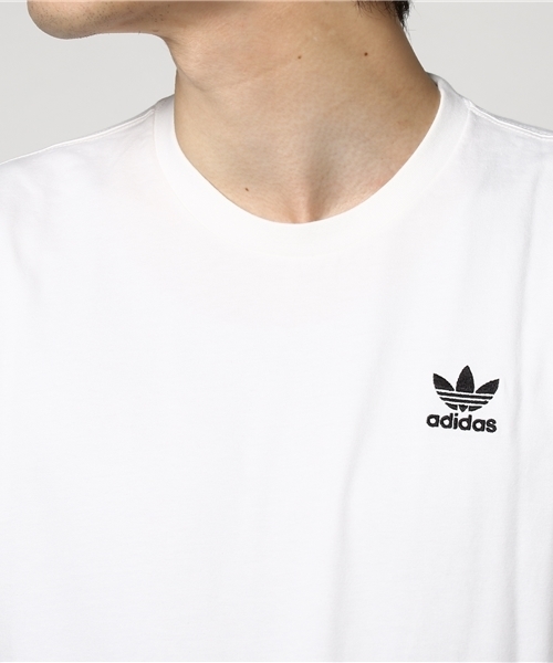 adidas（アディダス）の「オリジナルス Tシャツ[ST TEE]（Tシャツ/カットソー・メンズ・ブラック/ホワイト・XX-LARGE/MEDIUM/LARGE/X-LARGE/X-SMALL/SMALL）」の5枚目の写真