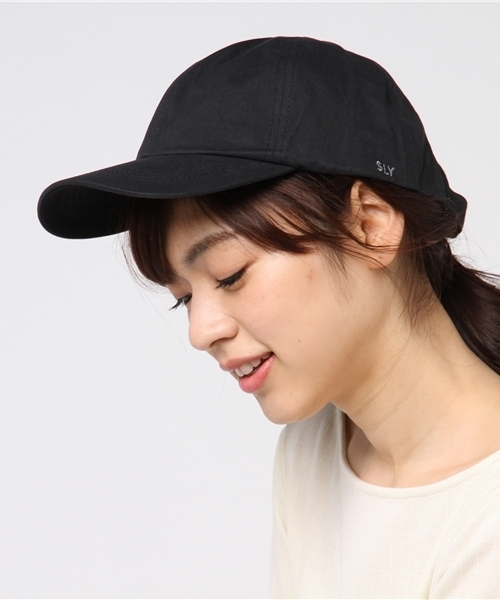 SLY(スライ)の「COLOR CAP(キャップ・レディース・ミント/ベージュ/ブラック/ピンク・FREE)」の2枚目の写真