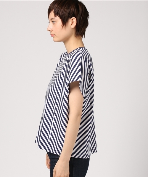 Rouge vif（ルージュヴィフ）の「SLEEPY JONES / 斜めボーダーT