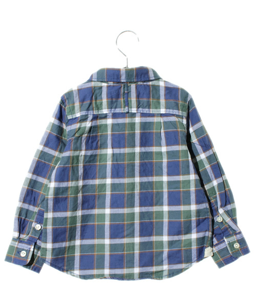 CIAOPANIC TYPY（チャオパニックティピー）の「「CIAOPANIC TYPY with Pre Organic Cotton」KID'S チェックシャツ（シャツ/ブラウス・キッズ・ネイビー/イエロー/オリーブ・85/105/125）」の12枚目の写真
