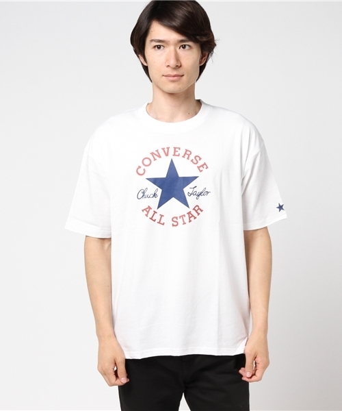 CONVERSE(コンバース)の「【CONVERSE】ALL STARプリントTシャツ(Tシャツ/カットソー・メンズ・ブラック/ホワイト/ホワイト系その他/ライトグレー/その他1/ブラック系その他・X-LARGE/LARGE/MEDIUM)」の3枚目の写真