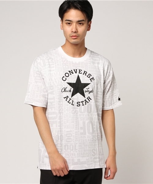 CONVERSE(コンバース)の「【CONVERSE】ALL STARプリントTシャツ(Tシャツ/カットソー・メンズ・ブラック/ホワイト/ホワイト系その他/ライトグレー/その他1/ブラック系その他・X-LARGE/LARGE/MEDIUM)」の5枚目の写真