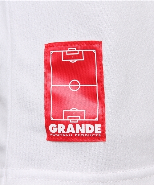 GRANDE FOOTBALL PRODUCTS(グランデフットボールプロダクツ)の「【GRANDE】 SKULL TYPE DRY MESH Tシャツ(Tシャツ/カットソー・メンズ・ブラック×レッド/ブラック×ホワイト/ターコイズブルー/ネイビー/ピンク/グレー/ホワイト×ブラック/レッド/ブルー/イエロー/チェリーピンク・130/XXL/XXX-LARGE/140/S/XXXX-LARGE/160/150/M/XL/L)」の18枚目の写真