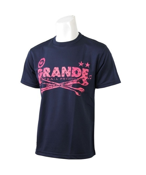 GRANDE FOOTBALL PRODUCTS(グランデフットボールプロダクツ)の「【GRANDE】 SKULL TYPE DRY MESH Tシャツ(Tシャツ/カットソー・メンズ・ブラック×レッド/ブラック×ホワイト/ターコイズブルー/ネイビー/ピンク/グレー/ホワイト×ブラック/レッド/ブルー/イエロー/チェリーピンク・130/XXL/XXX-LARGE/140/S/XXXX-LARGE/160/150/M/XL/L)」の5枚目の写真