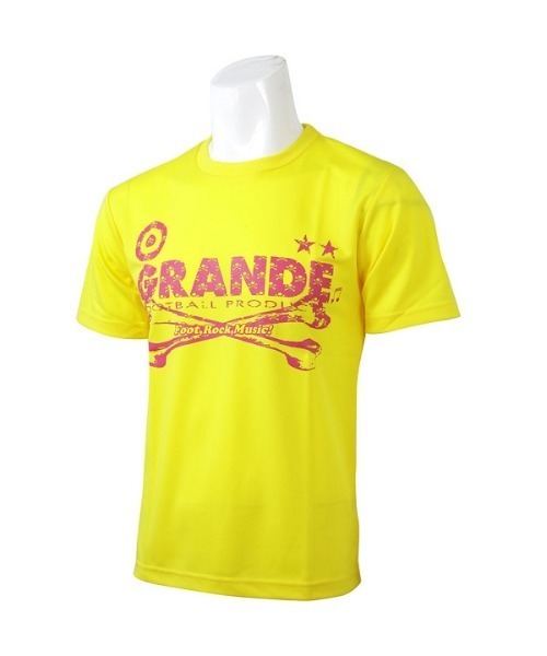 GRANDE FOOTBALL PRODUCTS(グランデフットボールプロダクツ)の「【GRANDE】 SKULL TYPE DRY MESH Tシャツ(Tシャツ/カットソー・メンズ・ブラック×レッド/ブラック×ホワイト/ターコイズブルー/ネイビー/ピンク/グレー/ホワイト×ブラック/レッド/ブルー/イエロー/チェリーピンク・130/XXL/XXX-LARGE/140/S/XXXX-LARGE/160/150/M/XL/L)」の8枚目の写真