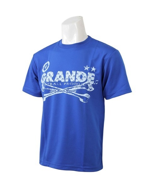 GRANDE FOOTBALL PRODUCTS(グランデフットボールプロダクツ)の「【GRANDE】 SKULL TYPE DRY MESH Tシャツ(Tシャツ/カットソー・メンズ・ブラック×レッド/ブラック×ホワイト/ターコイズブルー/ネイビー/ピンク/グレー/ホワイト×ブラック/レッド/ブルー/イエロー/チェリーピンク・130/XXL/XXX-LARGE/140/S/XXXX-LARGE/160/150/M/XL/L)」の7枚目の写真