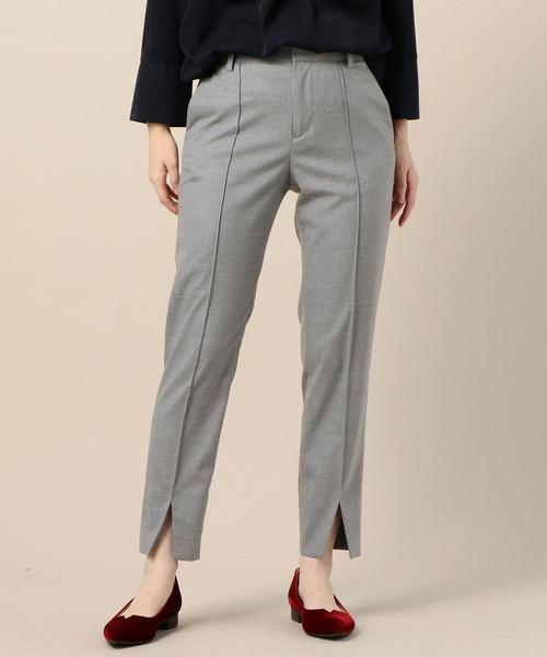 BEAUTY&YOUTH UNITED ARROWS(ビューティーアンドユースユナイテッドアローズ)の「BY∴ テーパードスリット9分丈パンツ -手洗い可能- ◆(その他パンツ・レディース・ブラック/グレー/ブラウン・LARGE/MEDIUM/SMALL)」の2枚目の写真