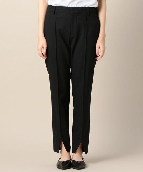 BEAUTY&YOUTH UNITED ARROWS(ビューティーアンドユースユナイテッドアローズ)の「BY∴ テーパードスリット9分丈パンツ -手洗い可能- ◆(その他パンツ・レディース・ブラック/グレー/ブラウン・LARGE/MEDIUM/SMALL)」の5枚目の写真