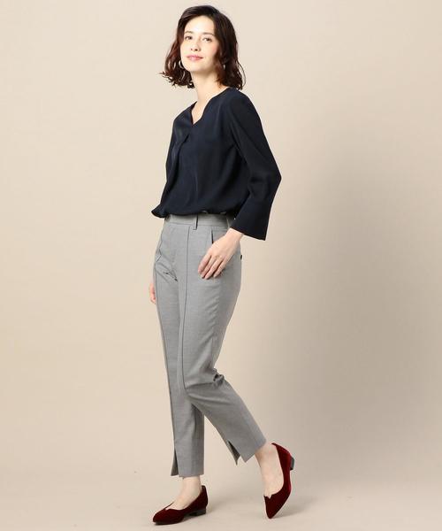 BEAUTY&YOUTH UNITED ARROWS(ビューティーアンドユースユナイテッドアローズ)の「BY∴ テーパードスリット9分丈パンツ -手洗い可能- ◆(その他パンツ・レディース・ブラック/グレー/ブラウン・LARGE/MEDIUM/SMALL)」の16枚目の写真