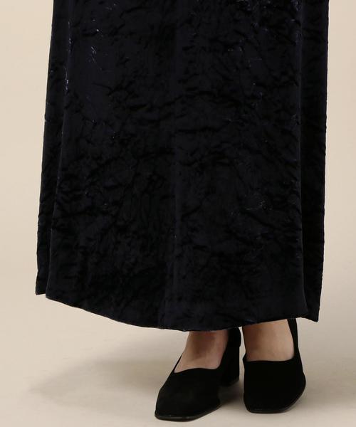 BEAUTY&YOUTH UNITED ARROWS（ビューティーアンドユースユナイテッドアローズ）の「BY クラッシュベルベットジャンパースカート ◆（ワンピース・レディース・イエロー/ネイビー・FREE）」の15枚目の写真