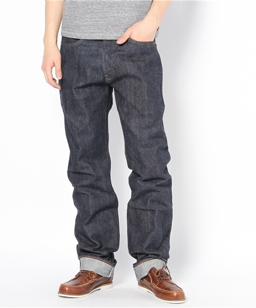 Made in JAPAN denim (straight)（メイドインジャパンデニム（ストレート））の「66 type-Non Wash-（デニムパンツ・メンズ・インディゴブルー・27inch/28inch/29inch/30inch/31inch/32inch/33inch/34inch/36inch/26inch）」の2枚目の写真