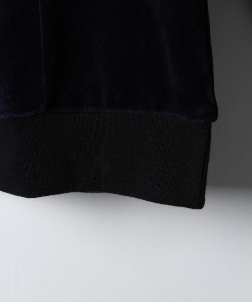 RAGEBLUE（レイジブルー）の「ベロア/スウェット配色クルー/774950（スウェット・メンズ・ネイビー/ブルー/ブラック/キャメル/レッド/ピンク・LARGE/MEDIUM/SMALL）」の7枚目の写真