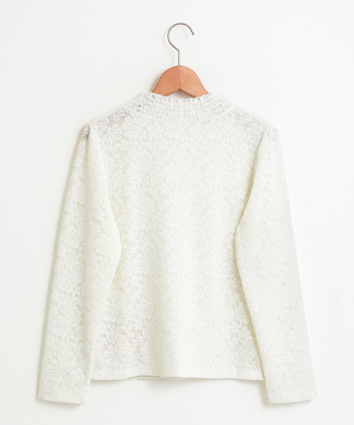 MAJESTIC LEGON(マジェスティックレゴン)の「シャーリングネックレースプルオーバー(Tシャツ/カットソー・レディース・ブラック/オフホワイト/アイボリー・SMALL/MEDIUM)」の21枚目の写真