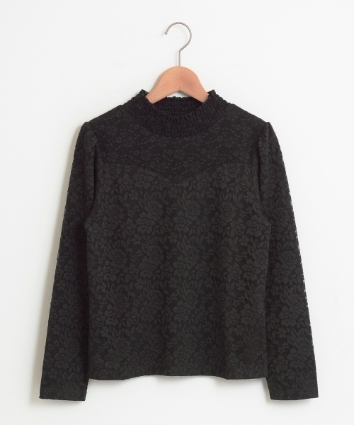 MAJESTIC LEGON(マジェスティックレゴン)の「シャーリングネックレースプルオーバー(Tシャツ/カットソー・レディース・ブラック/オフホワイト/アイボリー・SMALL/MEDIUM)」の13枚目の写真