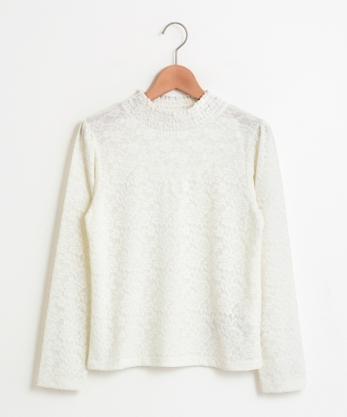 MAJESTIC LEGON(マジェスティックレゴン)の「シャーリングネックレースプルオーバー(Tシャツ/カットソー・レディース・ブラック/オフホワイト/アイボリー・SMALL/MEDIUM)」の14枚目の写真