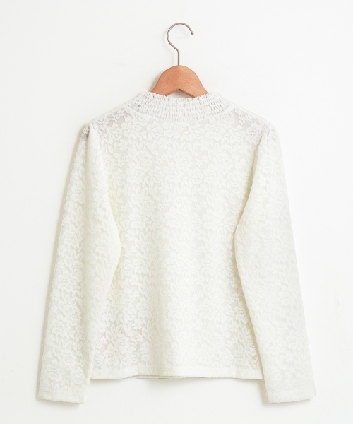 MAJESTIC LEGON(マジェスティックレゴン)の「シャーリングネックレースプルオーバー(Tシャツ/カットソー・レディース・ブラック/オフホワイト/アイボリー・SMALL/MEDIUM)」の15枚目の写真