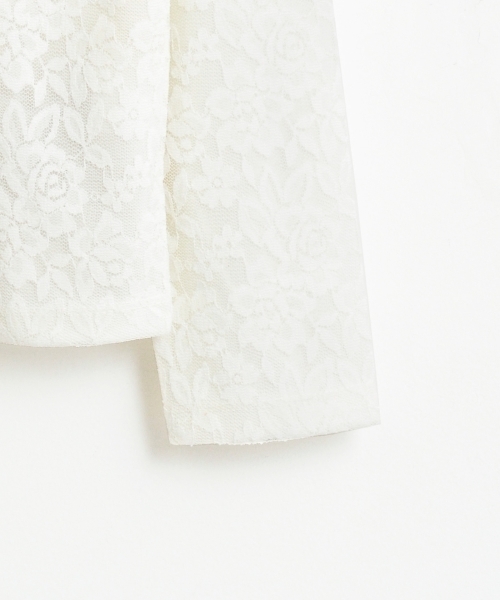 MAJESTIC LEGON(マジェスティックレゴン)の「シャーリングネックレースプルオーバー(Tシャツ/カットソー・レディース・ブラック/オフホワイト/アイボリー・SMALL/MEDIUM)」の17枚目の写真